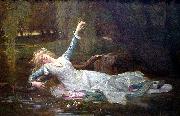 Alexandre  Cabanel Ophelia oil on canvas